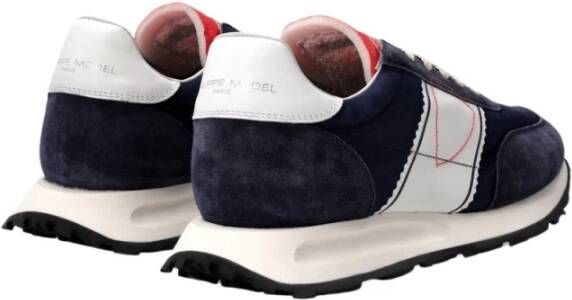 Philippe Model Vintage Pop Blauw Wit Schoenen Blue Heren