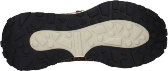 Philippe Model Vintage Stoffen Sneakers met Logodetails