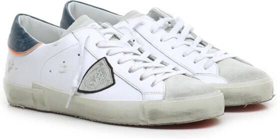 Philippe Model Vintage Street Style Sneakers White Heren