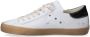 Philippe Model Witte Sneakers Leder Katoen Rubber Zool Multicolor Heren - Thumbnail 10