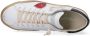 Philippe Model Witte Sneakers Leder Katoen Rubber Zool Multicolor Heren - Thumbnail 11