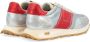 Philippe Model Vintage Zilveren Leren Sneakers Gray Heren - Thumbnail 2