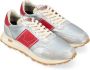 Philippe Model Vintage Zilveren Leren Sneakers Gray Heren - Thumbnail 3