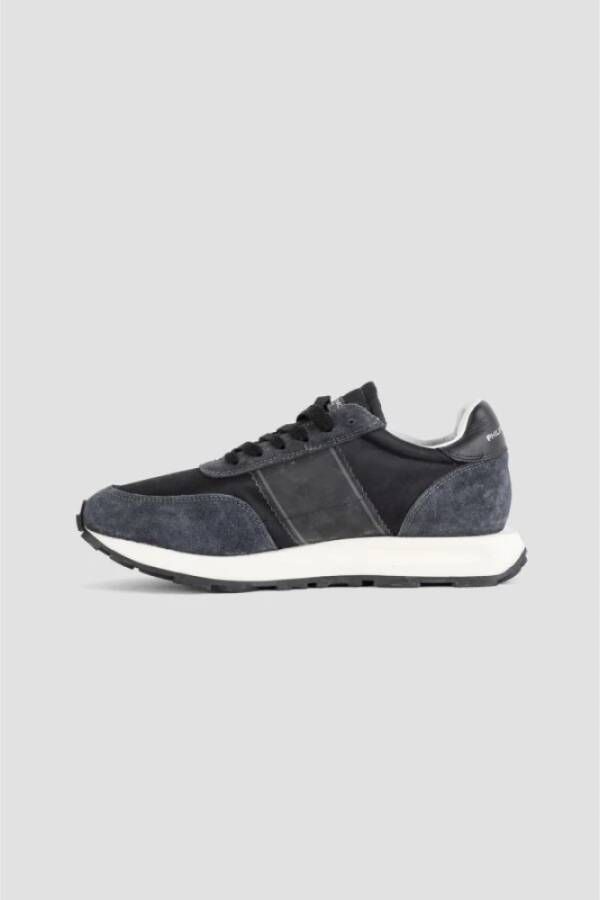 Philippe Model Vintage Zwarte Tour LOW Sneakers Black Heren