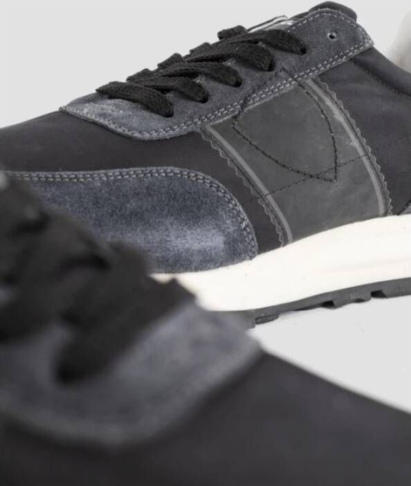 Philippe Model Vintage Zwarte Tour LOW Sneakers Black Heren