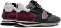 Philippe Model Dames Sneakers Tzld Wl01 Noir Burdeos Gray Grijs Dames - Thumbnail 7