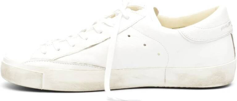 Philippe Model Wit Leren Sneakers Prsx Model White Heren
