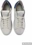 Philippe Model Witte Denim Sneakers White Dames - Thumbnail 3