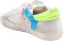 Philippe Model Witte en gele sneakers van leer Multicolor Heren - Thumbnail 4