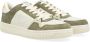 Philippe Model Witte en groene leren sneaker La Grande Multicolor Heren - Thumbnail 2