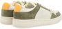 Philippe Model Witte en groene leren sneaker La Grande Multicolor Heren - Thumbnail 3