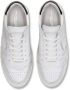 Philippe Model Witte en zwarte leren lage sneakers White Dames - Thumbnail 3