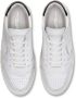 Philippe Model Witte en zwarte leren lage sneakers White Dames - Thumbnail 4