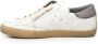 Philippe Model Witte Grijze Sneakers met Logo Applique - Thumbnail 3