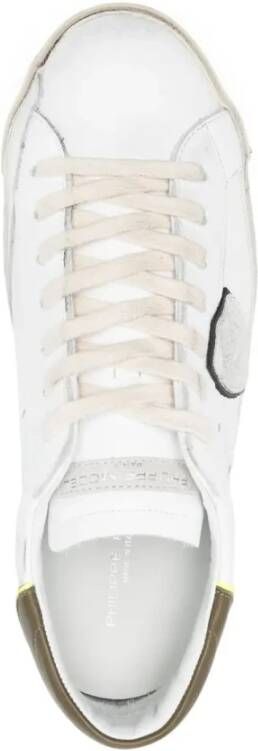 Philippe Model Witte Kalfsleren Sneakers