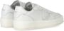 Philippe Model Witte Sneakers met Logo Patch en Contrasterende Hiel White Dames - Thumbnail 6