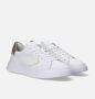 Philippe Model Witte Lage Sneakers met Bovenwerk van Kalfsleer White Heren - Thumbnail 3