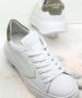 Philippe Model Witte Lage Sneakers met Bovenwerk van Kalfsleer White Heren - Thumbnail 5