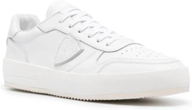 Philippe Model Witte Lage Sneakers White Heren