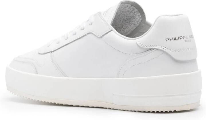 Philippe Model Witte Lage Sneakers White Heren