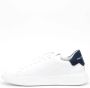 Philippe Model Witte Leren Blauwe Sneakers White Heren - Thumbnail 3