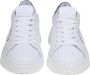 Philippe Model Witte Leren en Denim Lage Sneakers White Dames - Thumbnail 2