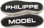 Philippe Model Witte Leren en Stoffen Sneakers - Thumbnail 2