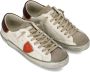 Philippe Model Witte Leren en Stoffen Sneakers - Thumbnail 2