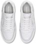 Philippe Model Witte Sneakers met Logo Patch en Contrasterende Hiel White - Thumbnail 99