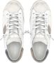 Philippe Model Witte Leren Sneaker met Gebruikte Effectdetails White Dames - Thumbnail 10