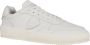 Philippe Model Witte Leren Lage Top Sneakers White Heren - Thumbnail 2