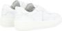 Philippe Model Witte Leren Sneaker met Zilveren Logo White Dames - Thumbnail 2