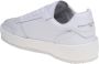 Philippe Model Witte Leren Sneakers met Logo Details White Heren - Thumbnail 4