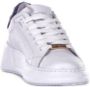 Philippe Model Sneakers van kalfsleer met metallic hiel White Dames - Thumbnail 7