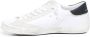 Philippe Model Witte Leren Sneakers met Contrasterende Hiel White Heren - Thumbnail 7