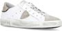 Philippe Model Witte Leren Sneakers met Gouden Details White Dames - Thumbnail 3