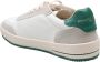 Philippe Model Witte Leren Sneakers met Groene Details White Heren - Thumbnail 3