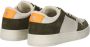 Philippe Model Witte leren sneakers met groene details Multicolor Heren - Thumbnail 3