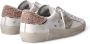 Philippe Model Witte leren sneakers met roze hiel White Dames - Thumbnail 9