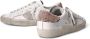 Philippe Model Witte leren sneakers met roze hiel White Dames - Thumbnail 10