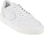 Philippe Model Witte Leren Sneakers voor Mannen White Heren - Thumbnail 2