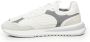 Philippe Model Lage Witte Grijze Sneaker Geborduurd Mesh White Heren - Thumbnail 14