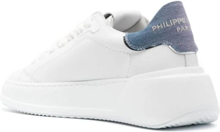 Philippe Model Witte Sneakers Klassiek Model White Dames