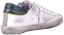 Philippe Model Witte Sneakers Logo Suède Rubberen Zool White Heren - Thumbnail 15