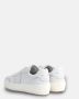 Philippe Model Witte Sneakers met Logo Patch en Contrasterende Hiel White - Thumbnail 42