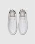 Philippe Model Witte Sneakers met Geperforeerde Tip en Logo White Heren - Thumbnail 6