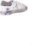 Philippe Model Gestudde Tennissneakers Wit Zwart White - Thumbnail 12