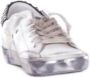 Philippe Model Gestudde Tennissneakers Wit Zwart White - Thumbnail 14