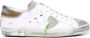 Philippe Model Witte Sneakers met Logo Detail White Heren - Thumbnail 8