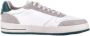 Philippe Model Witte Leren Sneakers Ronde Neus Logo Detail White Heren - Thumbnail 6